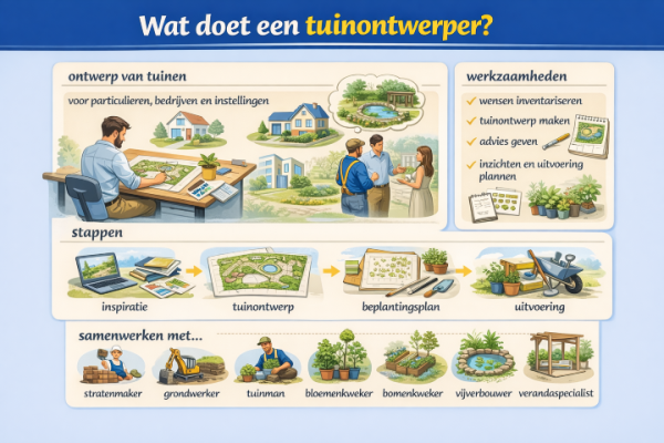 Wat doet een tuinontwerper